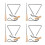 4Pièces Triangle Percussion En Fer Argenté Baguette Bois Portable 9