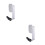 2Pièces Mini Fer À Repasser Portable USB Aluminium Pour Voyage 8
