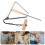 4Pièces Triangle Percussion En Fer Argenté Baguette Bois Portable 11