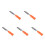 5Pièces Outil Portable Retrait Grip Golf Orange Usage Facile 4