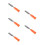 5Pièces Outil Portable Retrait Grip Golf Orange Usage Facile 9