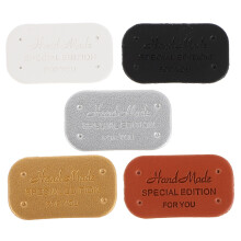 400Pcs Childfriendly Fake Tags for DIY Denim Bags Hats Scarves