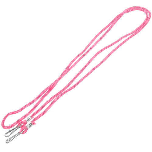 2Pièces Attaches Rose En Polyester Avec Clip Résistant Antiperte 1