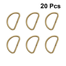 60Pièces Boucles D Durables Dorées Pour Sangles, Sacs Ceintures DIY