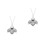 2Pcs Classic Silver Pocket Watch Pendant Beetle Design Chain Accessory 8