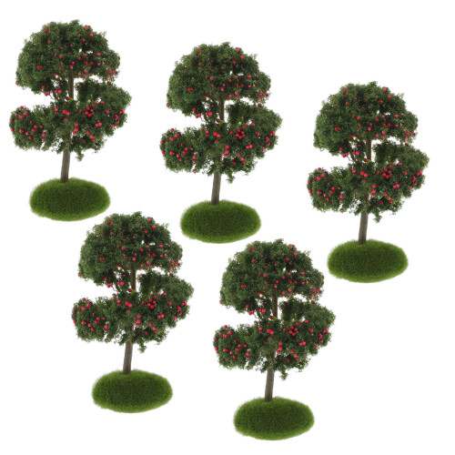 20Pièces Mini Arbres Plastiques Pour Modèles Dioramas