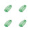 4Pièces Filet De Pliante Nylon Vert À Cordons Grand Volume 5