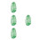 4Pièces Filet De Pliante Nylon Vert À Cordons Grand Volume 9