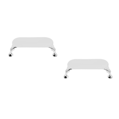 2Pièces Repose-Bras Pour Ongles Pu+métal Compact Et Confort 2