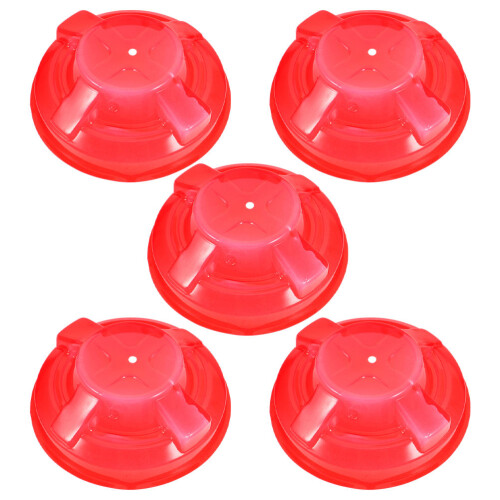 10Pièces Protection Plastique Rouge Installation Facile