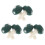 12Pièces Accessoires DIY Champignon Vert Feutre Pour Broche 1