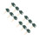 12Pièces Accessoires DIY Champignon Vert Feutre Pour Broche 4