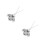 2Pcs Classic Silver Pocket Watch Pendant Beetle Design Chain Accessory 6