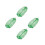 4Pièces Filet De Pliante Nylon Vert À Cordons Grand Volume 6