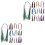 20Pièces Ficelle Flash Mouches De PP Couleurs Variées 5