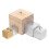 10Pièces Cubes De En Fer, Cuivre, Aluminium Pour Enseignement 3
