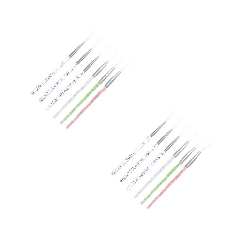 12Pièces Nail Liner Pour 3D Ongles Diverses 2