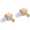 10Pièces Cubes De En Fer, Cuivre, Aluminium Pour Enseignement 6