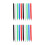 20Pièces Stylus Plastique Durable Couleurs Mélangées Pour LCD 5