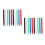 20Pièces Stylus Plastique Durable Couleurs Mélangées Pour LCD 7