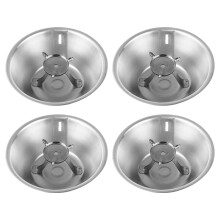 8Pcs Durable Stainless Steel Oil Cup for Range Hood Grease Collection