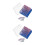 200Pièces Meules De En Corindon Rouge 3Mm Pour Perceuse DIY 3