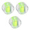3Pièces Outil De Nivellement Vert Petit Niveau À Bulle 3