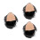 3St Grijze Bald Cap Synthetisch Oudeman Pruik 7