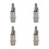 4Pcs Piglet Waterer Stainless Steel Nozzles Splashproof Drinking Tools 4
