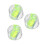 3Pièces Outil De Nivellement Vert Petit Niveau À Bulle 4