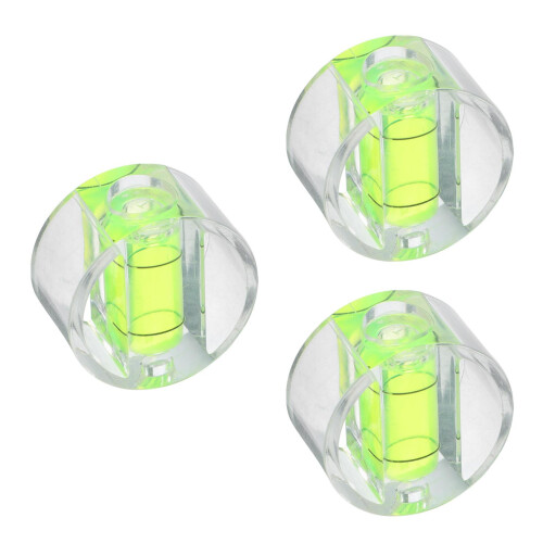 3Pièces Outil De Nivellement Vert Petit Niveau À Bulle 1