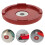 4Pcs Red Steel Hydraulic Jack Stand Pads Floor Jack Mat Replacement 1