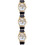 3Pièces Enfants Quartz Noir Bracelet PU Design Chat 4