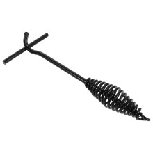 4Pcs Portable Black Cast Iron Lid Grabbers for Camping and Dutch Ovens