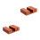 2Pcs Brown Wooden Storage Organizer Kitchen Board Holder Rack 8