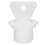 4Pcs White PP Hot Water Bottle Stoppers Leakproof Replacement Caps 1