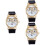 3Pièces Enfants Quartz Noir Bracelet PU Design Chat 6
