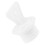 4Pcs White PP Hot Water Bottle Stoppers Leakproof Replacement Caps 3