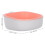 2Pcs Stylish Hanging Pet Feeder Bowls ABS Material for Small Cage Pets 2