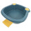 3Pcs Dark Blue Plastic Laundry Buckets with Washboard for Home Use 3