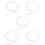 5Pcs Silicone Breast Pump Flange Inserts and Hose 9