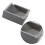2Pcs Grey Creative Cement Ashtray Home Desktop Decoration and Jar 9