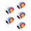 Multi-Color Adhesive Shooting Target Stickers for Outdoor Use 7