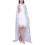 2Pcs Silver Creative Sequin Cape Hooded Cloak for Halloween Parties 1