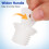 4Pcs White PP Hot Water Bottle Stoppers Leakproof Replacement Caps 10