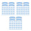144Pcs Invisible Double Sided Wig Tape Sky- Front Support 5