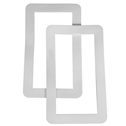 8Pcs White Silicone Electrical Outlet Covers Decorative Wall Plate