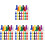 128Pcs Multicolor Plastic Pawn Chess Pieces Board Game Accessories 4
