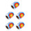 Multi-Color Adhesive Shooting Target Stickers for Outdoor Use 3