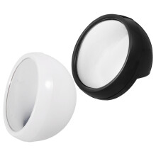 6Pcs Convex Clip-on Desk Rear View Mirror Acrylic for Vehicle Safety
